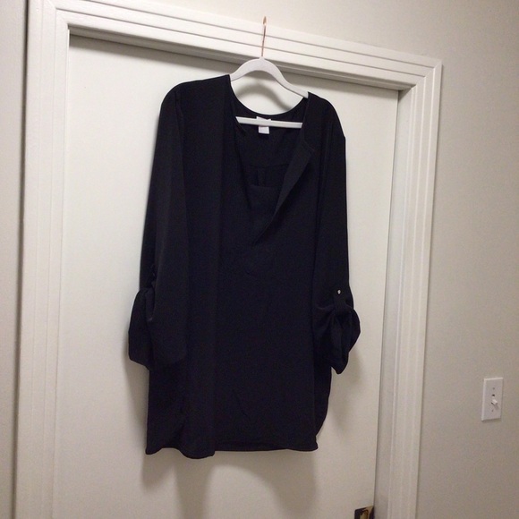 Womens Chico’s Trapunto-stitch Tunic - Picture 1 of 5